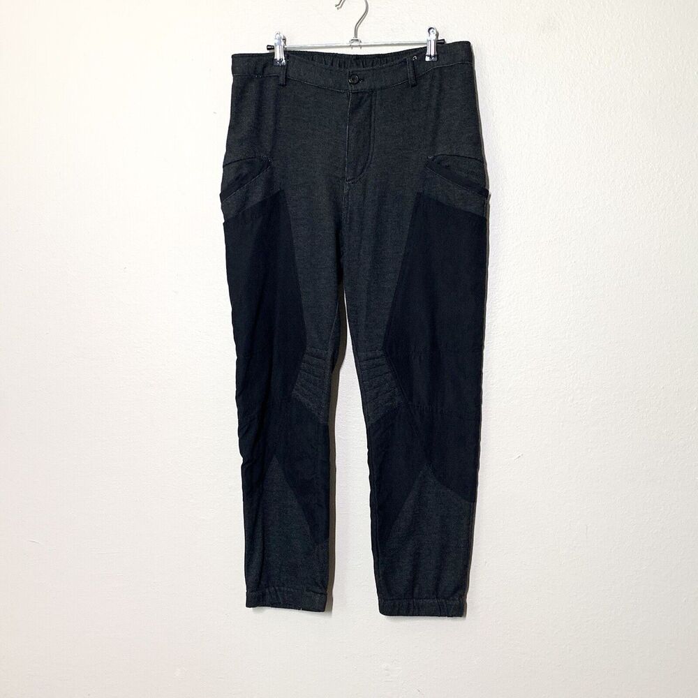 Nicholas K Cargo Sweatpants Trousers 32 Gray Crop Jogger